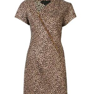 Karen Walker leopard print dress